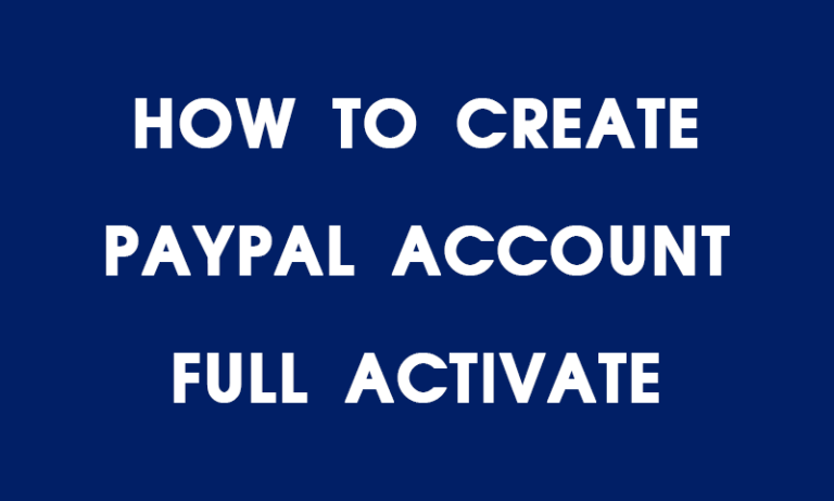 How to Create And Setup PayPal Account - Income Tamizha